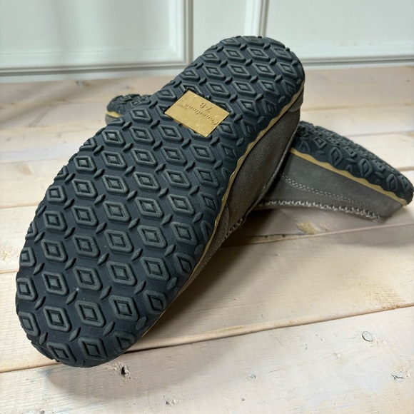 Grey/Taupe Suede Slippers - Picture 8 of 10